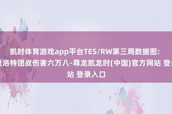凯时体育游戏app平台TES/RW第三局数据图: 无幻夏洛特团战伤害六万八-尊龙凯龙时(中国)官方网站 登录入口
