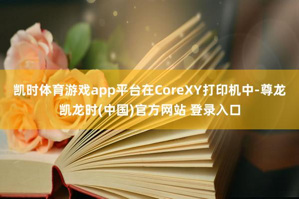 凯时体育游戏app平台在CoreXY打印机中-尊龙凯龙时(中国)官方网站 登录入口